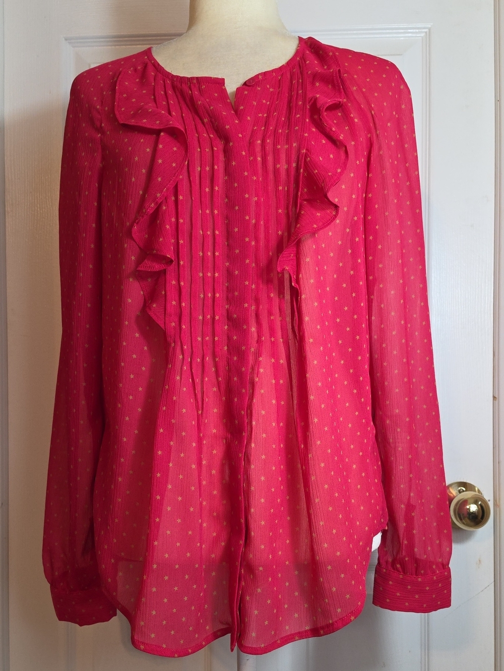 Loft Star Ruffle Blouse